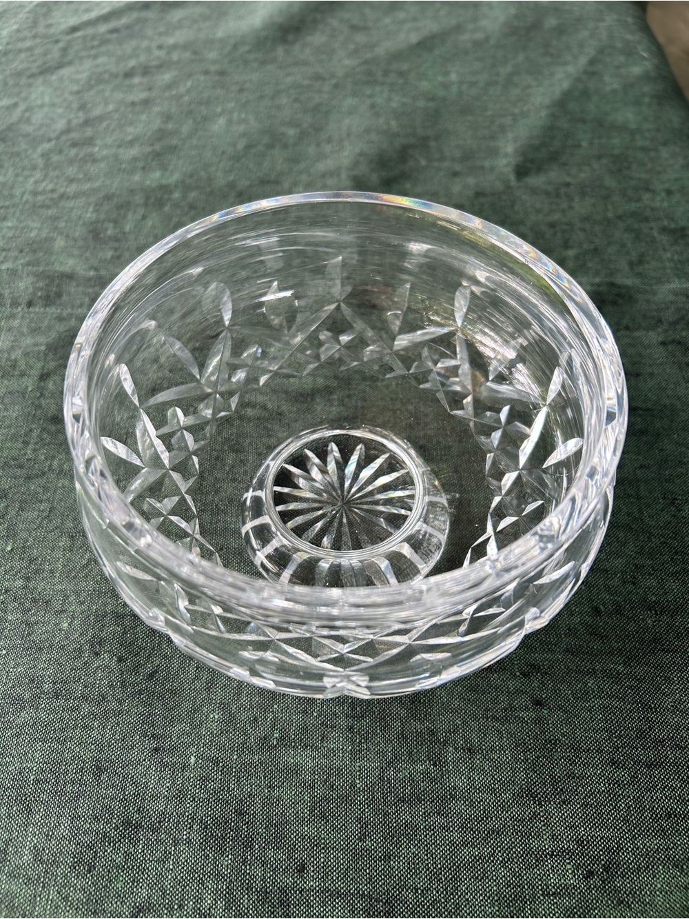 Vintage footed Waterford Crystal Lismore  Bowl - Crystal-Style Home Dining